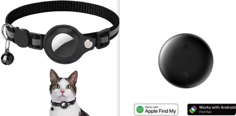 Pet Collar With Bell Airtag Reflective Collar by Dropshipman