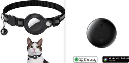 Pet Collar With Bell Airtag Reflective Collar by Dropshipman