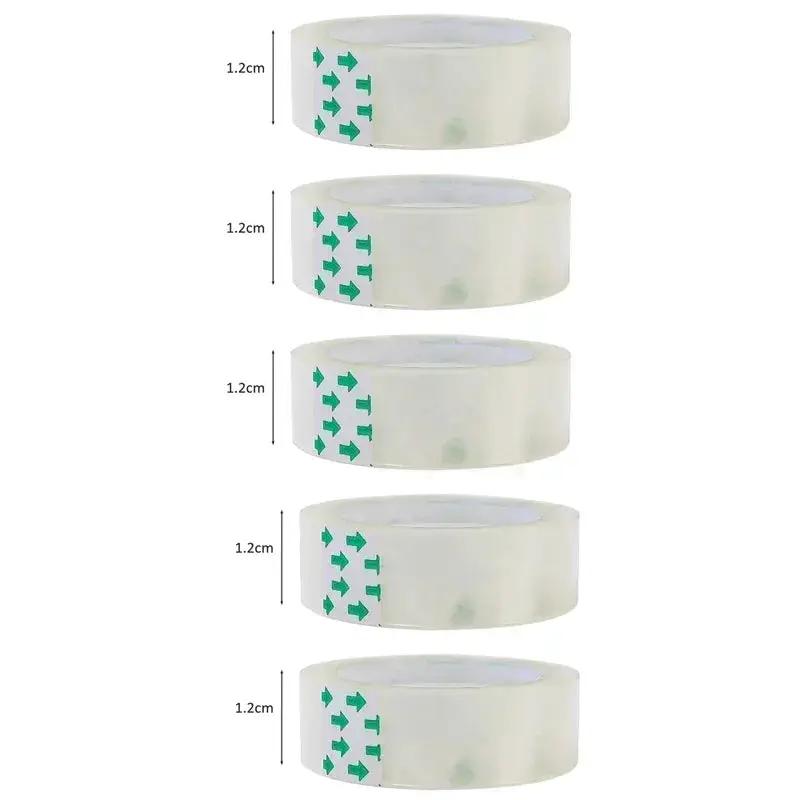 10/5/1 Rolls Premium Transparent Tape 0.8Cm 1.2Cm 1.8Cm Multifuntion High-Viscosity Adhesive Tape for Gift Wrapping Packing by All Mart Bristol Ltd
