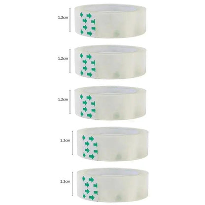 10/5/1 Rolls Premium Transparent Tape 0.8Cm 1.2Cm 1.8Cm Multifuntion High-Viscosity Adhesive Tape for Gift Wrapping Packing by All Mart Bristol Ltd