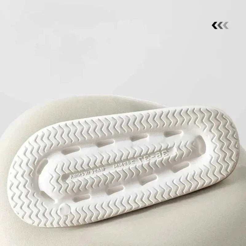 Cute Carton Slippers Bathroom Slippers Cloud Cushion Slides Summer Soft Thick Platform Home Men Indoor Non-slip Flat Flip Flops by All Mart Bristol Ltd