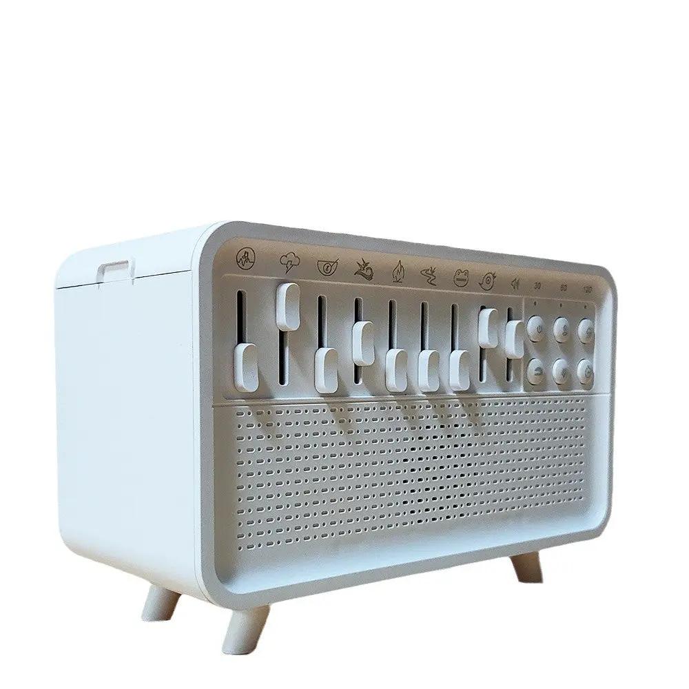 3 In 1 Bluetooth Speaker White Noise Sleep Night Light Humidifier All-in-one Machine Free Combination Of 8 Group Nature Sound by Dropshipman