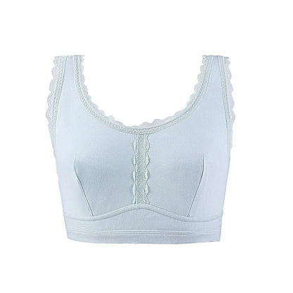 Georgia - Silk Back Support Full Coverage Wireless Organic Cotton Bra by Juliemay Lingerie