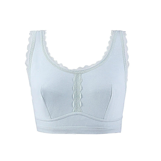 Georgia - Silk Back Support Full Coverage Wireless Organic Cotton Bra by Juliemay Lingerie