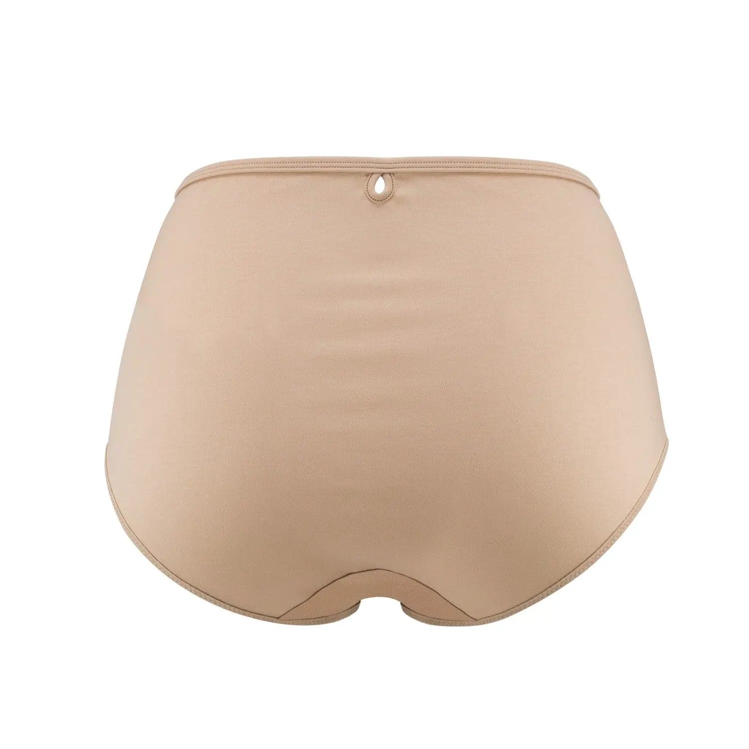 Vanessa- Silk & Organic Cotton Full Brief in Skin Tone Colours by Juliemay Lingerie