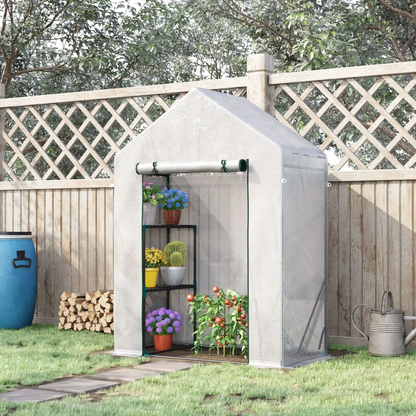 Greenhouse for Outdoor, Portable Gardening Plant Grow House w/ Shelf Outsunny by Unbranded
