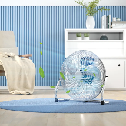 HOMCOM 55cm 100W Tower Fan Home Office Moving Oscillation with 3-Speed Wind by Unbranded