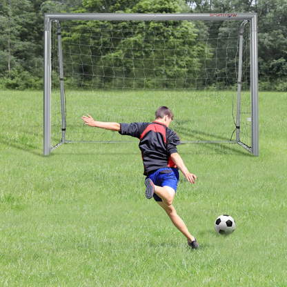 SPORTNOW 8ft x 5ft Football Goal, Simple Set Up Football Training Net by SPORTNOW