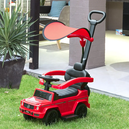Benz G350 Ride-on Sliding Car Floor Slider Stroller Kids Vehicle, Red HOMCOM by Unbranded