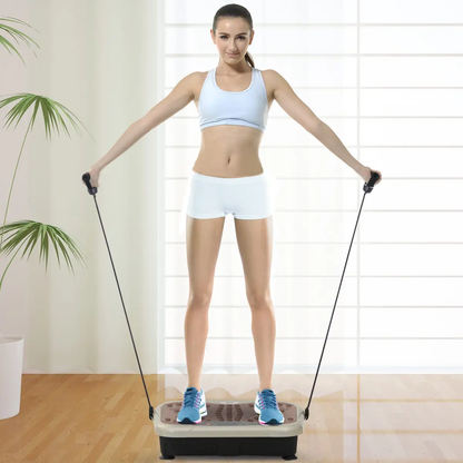 Vibration Plate Machine Fitness Body Shaper Slim Trainer Home Gym HOMCOM by Unbranded