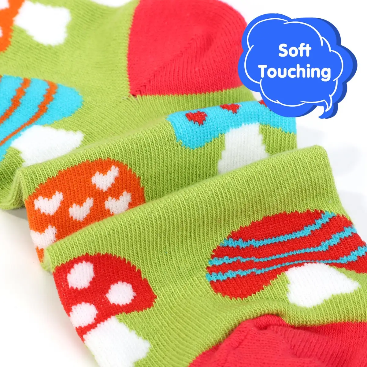 VINSANI MUSHROOMS SOCKS 5pk 1010416 by Vinsani
