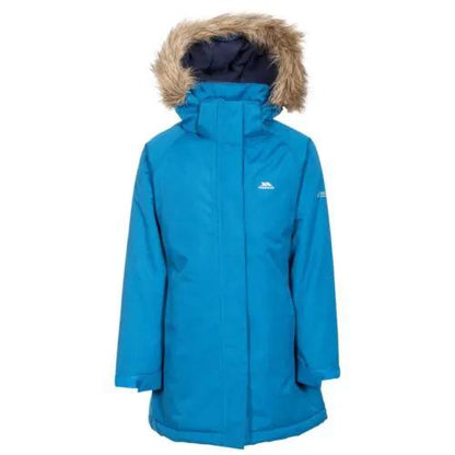 Girls Trespass Fame Waterproof Parka Jacket by Trespass