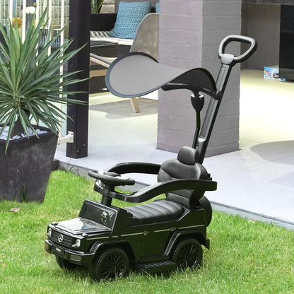 Benz G350 Ride-on Sliding Car Floor Slider Stroller Kids Vehicle, Black HOMCOM by Unbranded