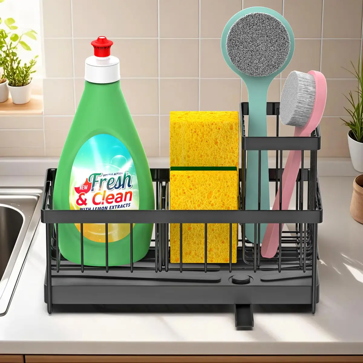 VINSANI BLACK SINK SPONGE HOLDER 1010500 by Vinsani