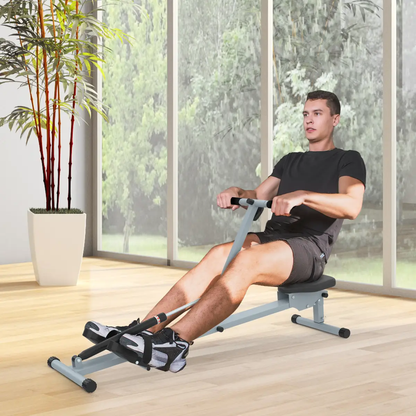 12 Level Fitness Rowing Machine Cardio Fitness Workout and Gym Training HOMCOM by Unbranded