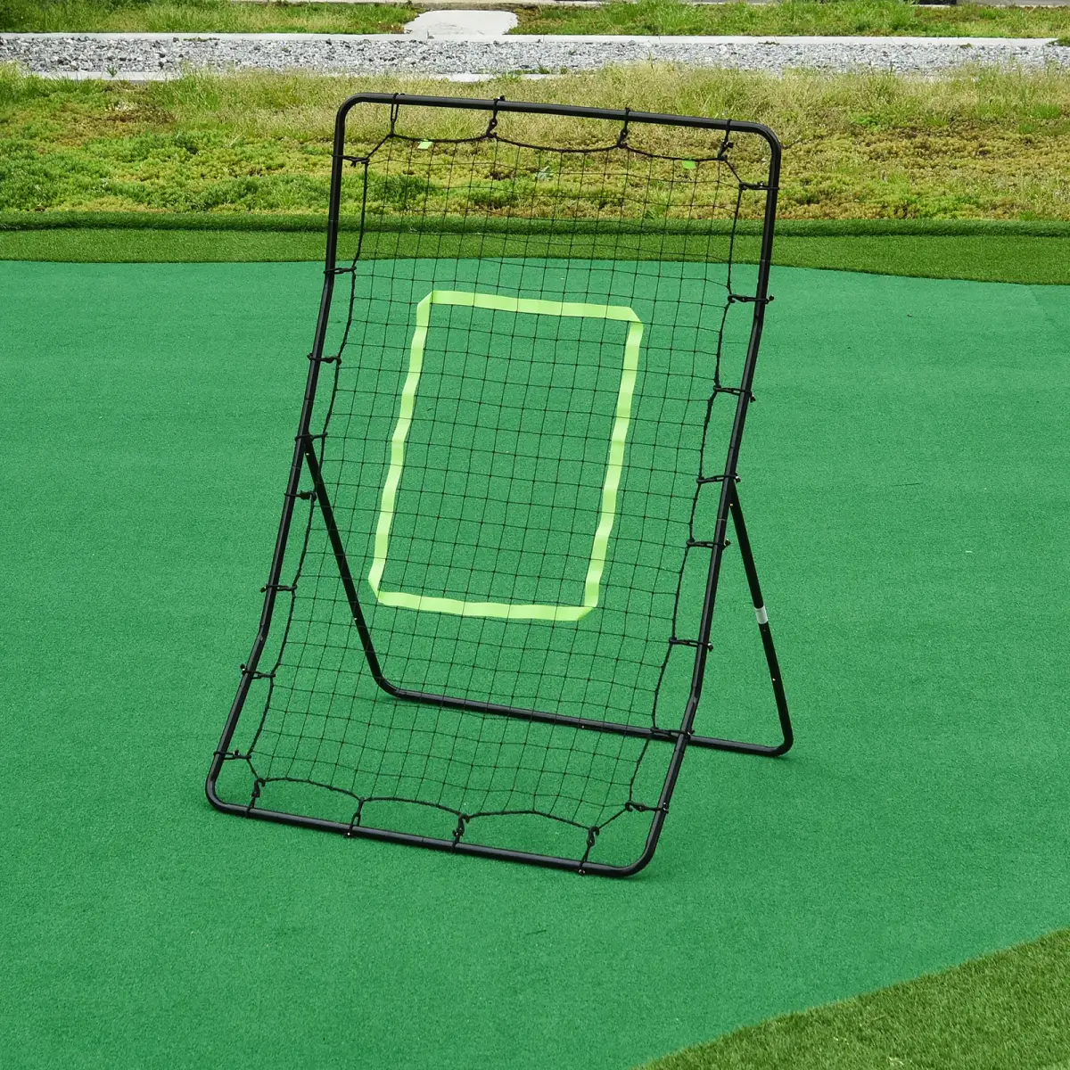 Rebounder Net Target Ball Kickback Baseball Training Equipment Play HOMCOM by Unbranded