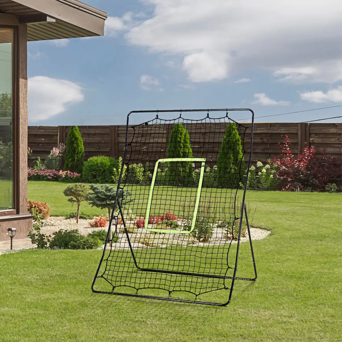 Rebounder Net Aid Multi-Sports Goal Play Teens Adults Baseball Softball Training by Unbranded