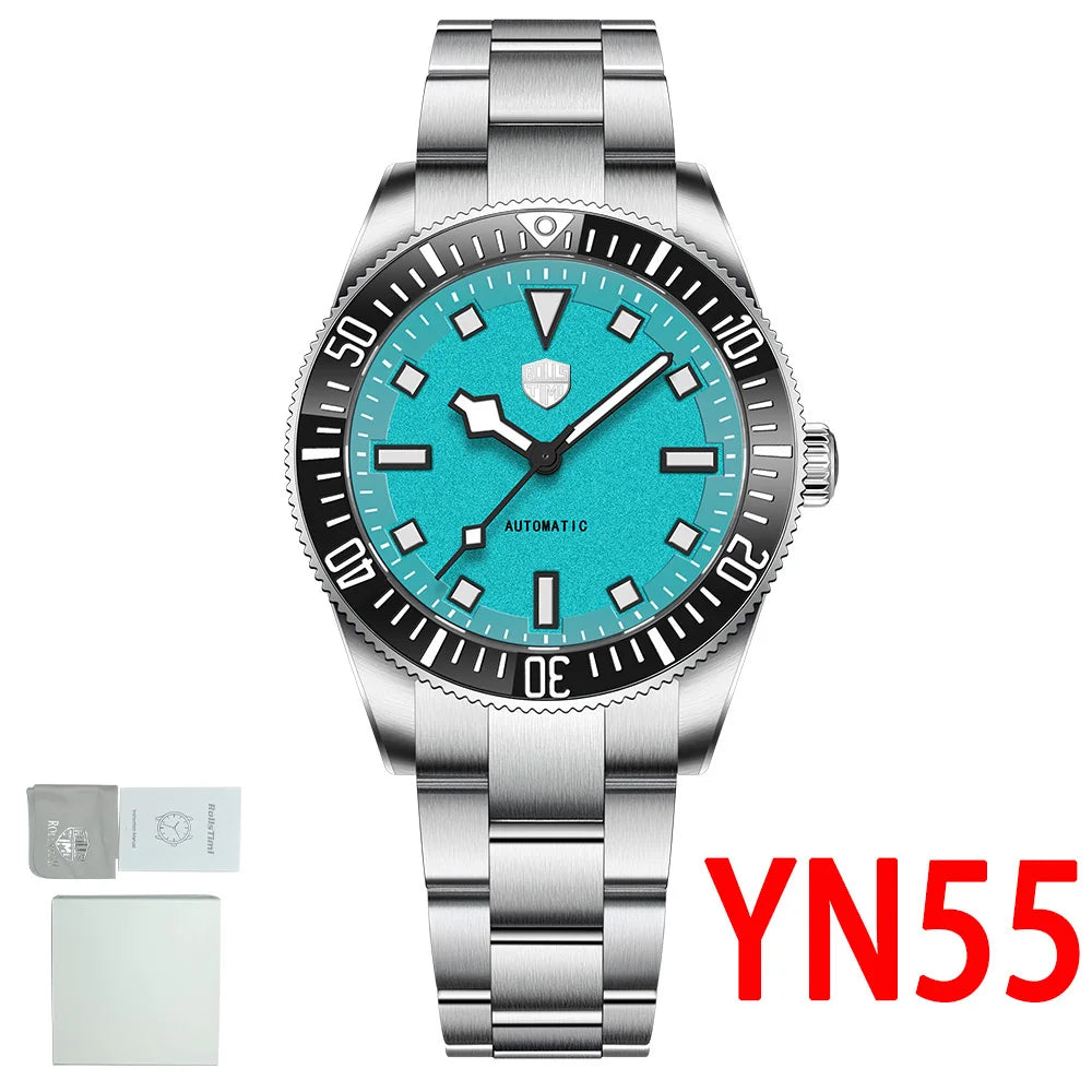 2026 new Rollstimi men's watches luxury automatic watch men's mechanical watch top sapphire stainless steel 10BAR watch luminous by All Mart Bristol Ltd