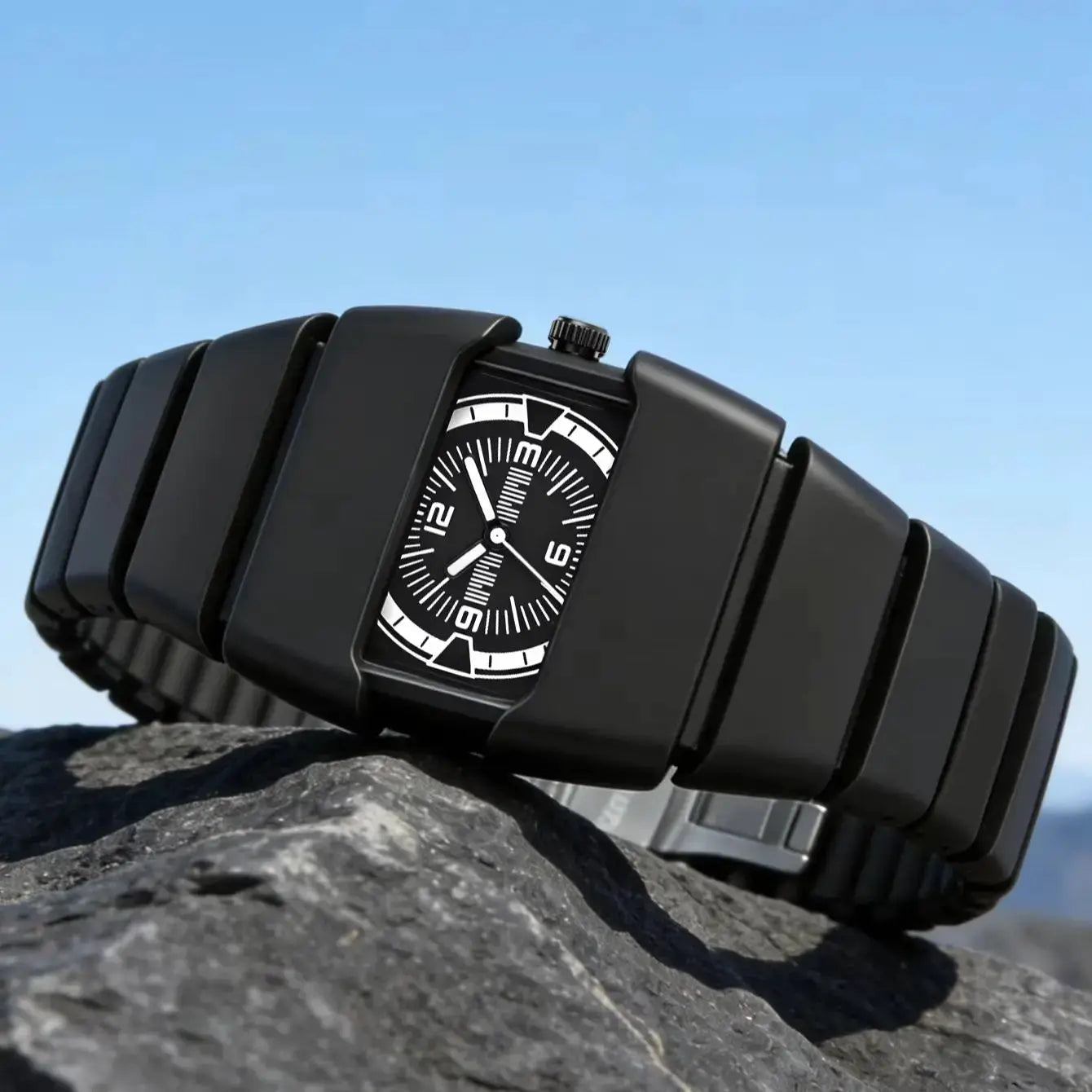 TOMI Fashion Men's Digital Watch Casual Wristwatch Minimalist Electronic Watch Daily Party Gift by All Mart Bristol Ltd