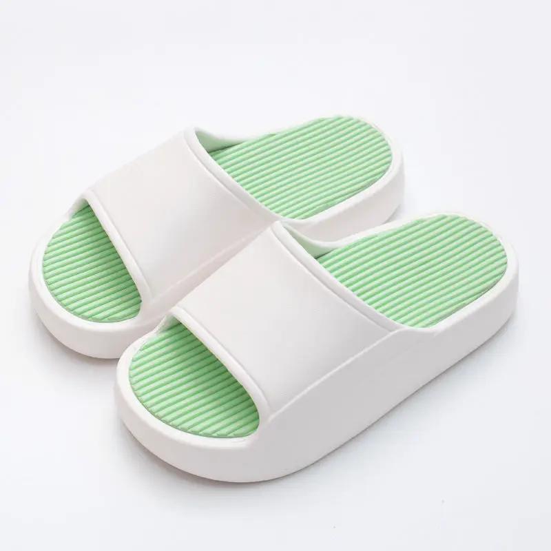 Anti-slip Thick Bottom Feces Feeling Couple Slippers by Dropshipman