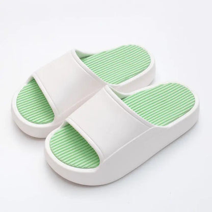 Anti-slip Thick Bottom Feces Feeling Couple Slippers by Dropshipman