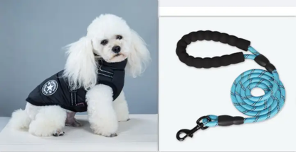 Waterproof Dog Clothes Winter Dog Coat With Harness Warm Pet Clothing Big Dog Jacket Chihuahua Labrador Coat Costume by Dropshipman
