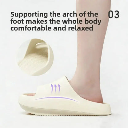 Negative heel shoes for women, arch support slippers for pelvic correction, high front and low back shoes for home use anti slip by All Mart Bristol Ltd