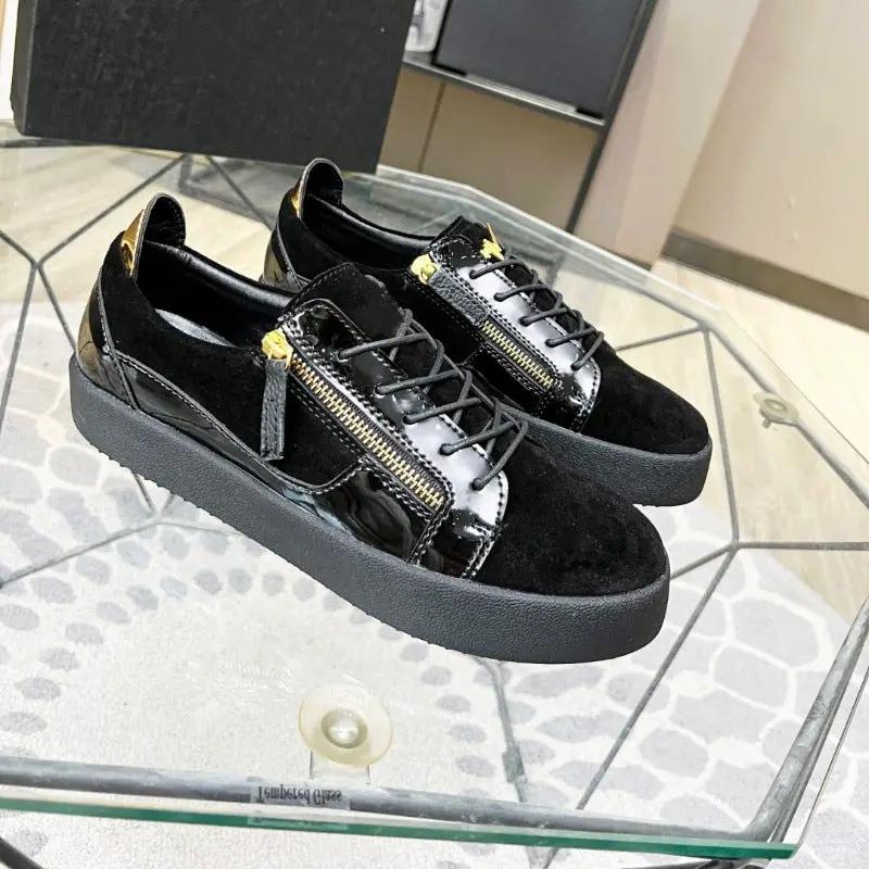 European Station Men's Cowhide Fashion Casual Board Shoes by Dropshipman