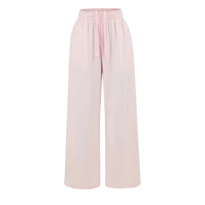 FigureFlattering Set Seductive Slimming T-Shirt Set Wide Leg High-Waisted Set Two-Piece Comfortable Chic Outfit For Women by All Mart Bristol Ltd
