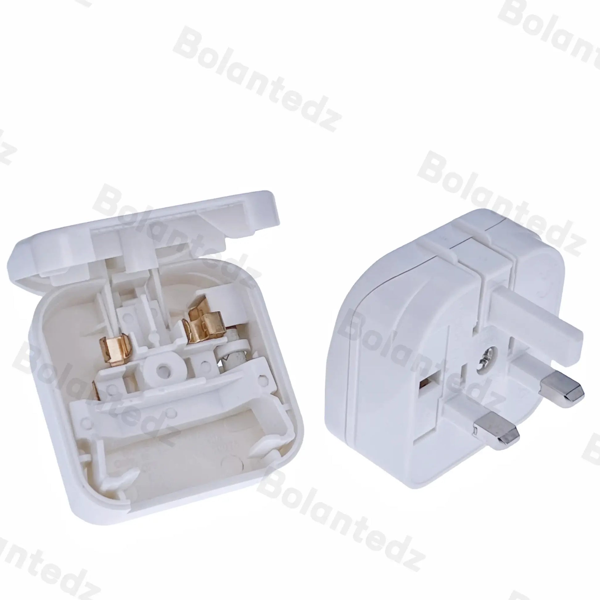 European EU To UK Travel Power Adapter With 5A Fuse UK British Electrical Plug Adapter Outlet AC Charger Power Cord Socket by All Mart Bristol Ltd