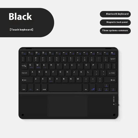 Bluetooth Keyboard With Touch For Mobile Phone Tablet Wireless Rechargeable by Dropshipman