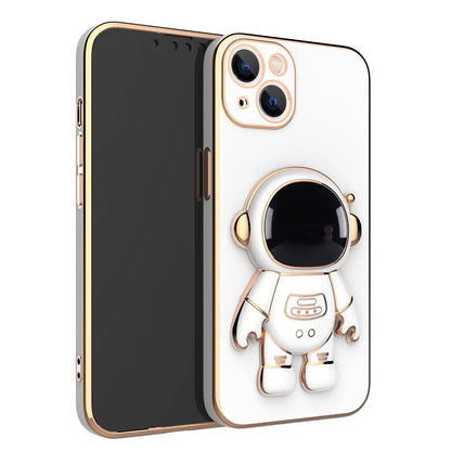 Self-contained Lens Film Mobile Phone Case Electroplating Bracket Protective Cover by Dropshipman
