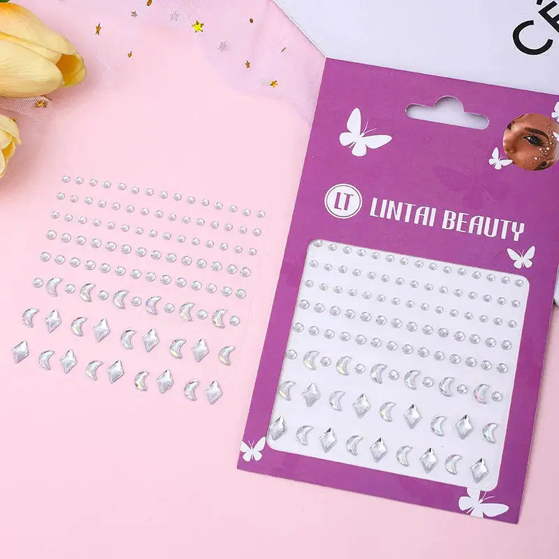 Hot Selling Face Gems Stickers Self Adhesive Waterproof Teardrop Rhinestones for Party Makeup Nail Art Beauty Supplies by All Mart Bristol Ltd