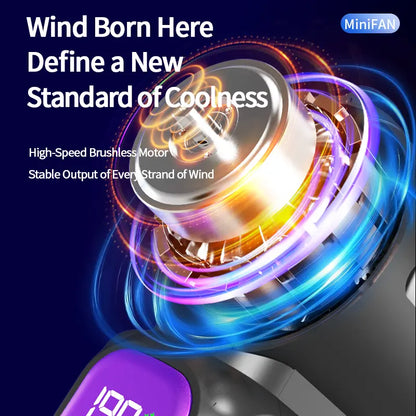 2026 Thumb Fan, Mini, Long Battery Life, Pocket Size, Neck-Worn Design, 3600 Mah Battery, up to 199 Wind Speed Levels, Includes Lanyard. Suitable for Indoor Use, Commuting, Office, Camping, and a Mother’S Day Gift. Suitable for Both Men and Women by All Mart Bristol Ltd