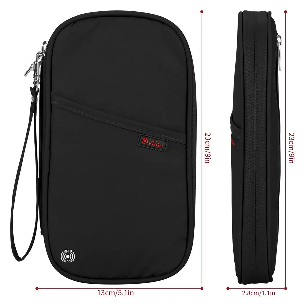 VINSANI DELUXE PASSPORT ORG BLACK 1010323 by Vinsani