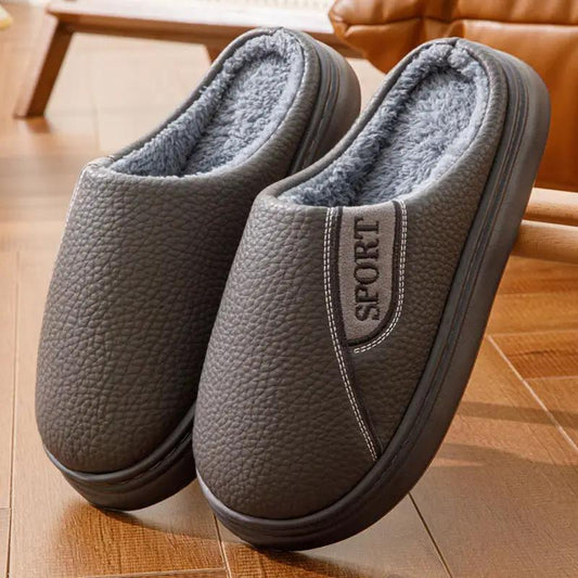 Warm Men's Casual Cotton Slippers by Dropshipman