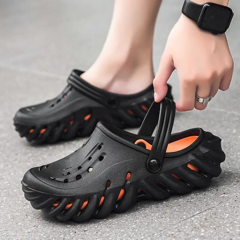 Hole Shoes Men's Slippers Sandals Outdoor Non-slip by Dropshipman