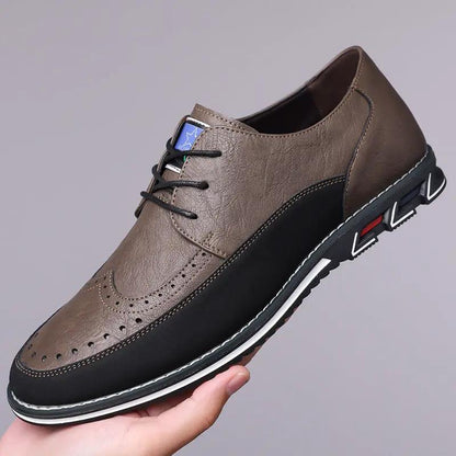 Business Fashion Comfortable Leather Shoes Men by Dropshipman