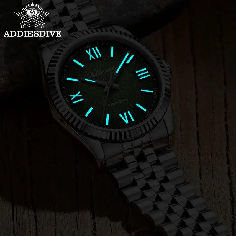 ADDIESDIVE Elegant Watch for Woman Luxury Sapphire Glass VH31 Quartz BGW9 Super Luminous 10Bar Waterproof Wristwatch AD2512 by All Mart Bristol Ltd
