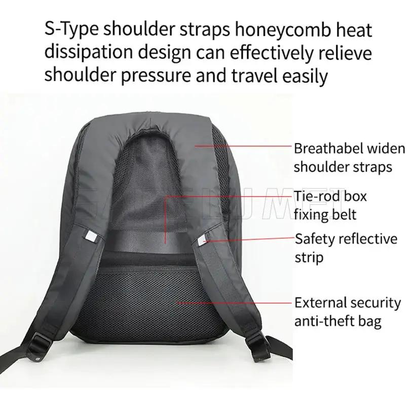 Motorcycle Bags Smart Led Pixel APP Display Screen Intelligent Advertising Business Bag Waterproof Moto Riding Creative Backpack by All Mart Bristol Ltd