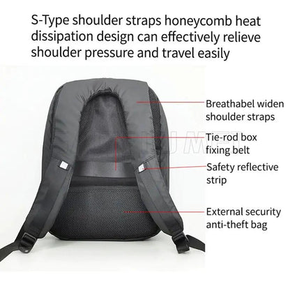 Motorcycle Bags Smart Led Pixel APP Display Screen Intelligent Advertising Business Bag Waterproof Moto Riding Creative Backpack by All Mart Bristol Ltd