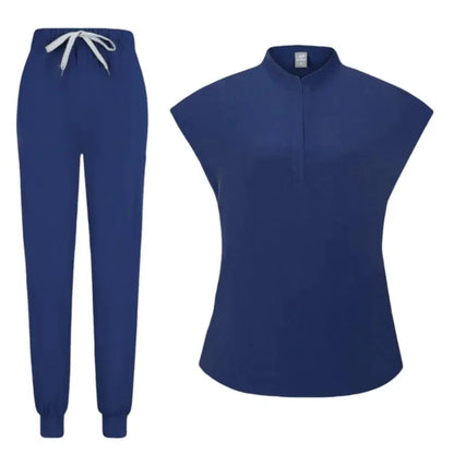 Bestselling S-urgical Gowns Doctor M-edical D-ental Work Uniform Set, Working Room Scrubs Elastic Scrubs Suit by All Mart Bristol Ltd