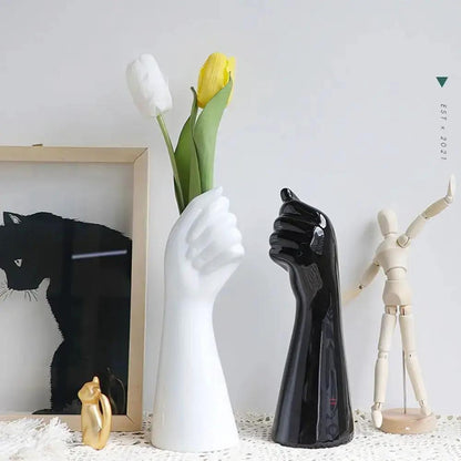 Human Body Flower Vase Delicate Vase Insertion Aesthetic Decorative Arm Body Ornament Home Decoration Resin Ceramic Vase Home by All Mart Bristol Ltd