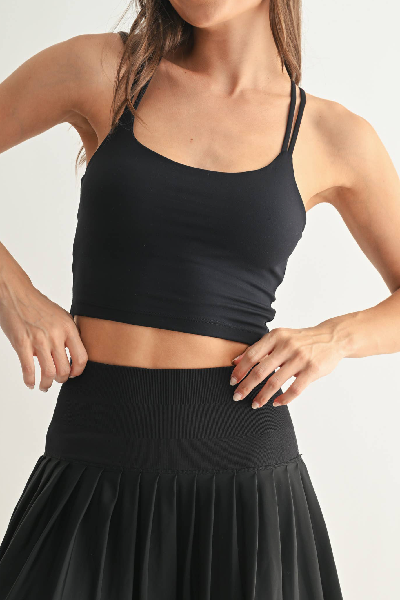 Find your flow in the Cloud Light Cross-Back Sports Bra by Me & I