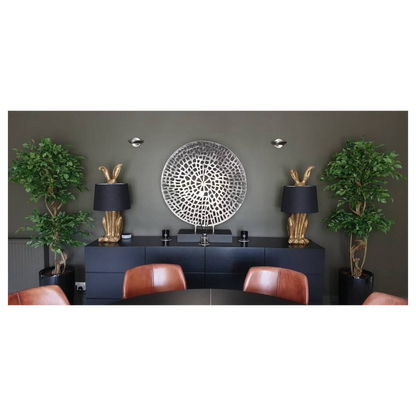 150cm Twisted Trunk Artificial Japanese Fruticosa Style Ficus Tree by Leaf