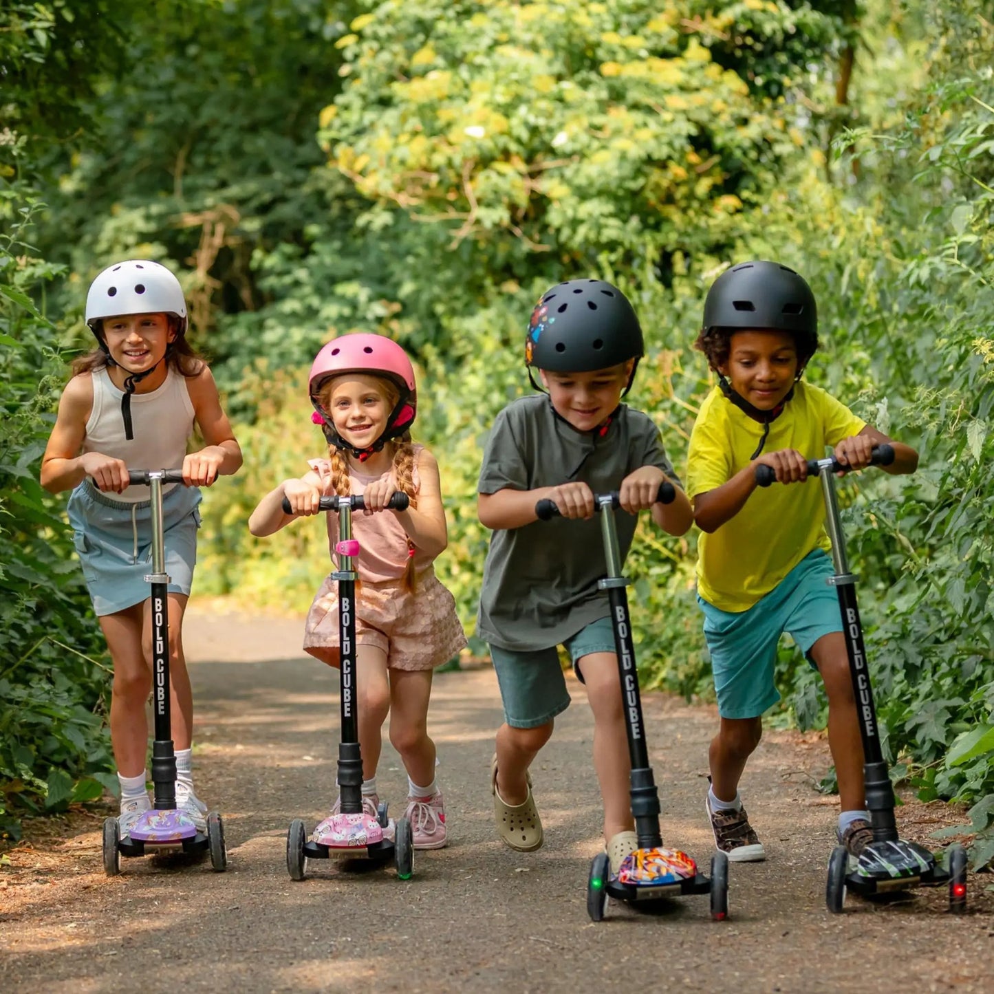 Swift Green - Big 3 Wheel Scooter by BOLDCUBE Scooters