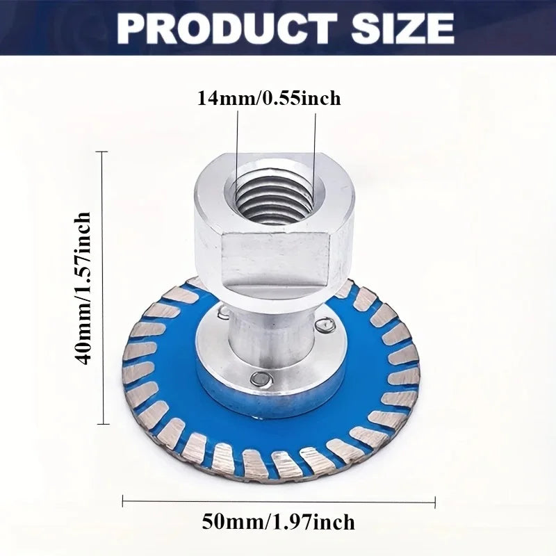 1 PC M14 Flange Diamond Cutting Disc 75mm 50mm 2 Inch Detachable Mini Carving Tool Blade for Granite Marble Tiles Stone Cutting by All Mart Bristol Ltd