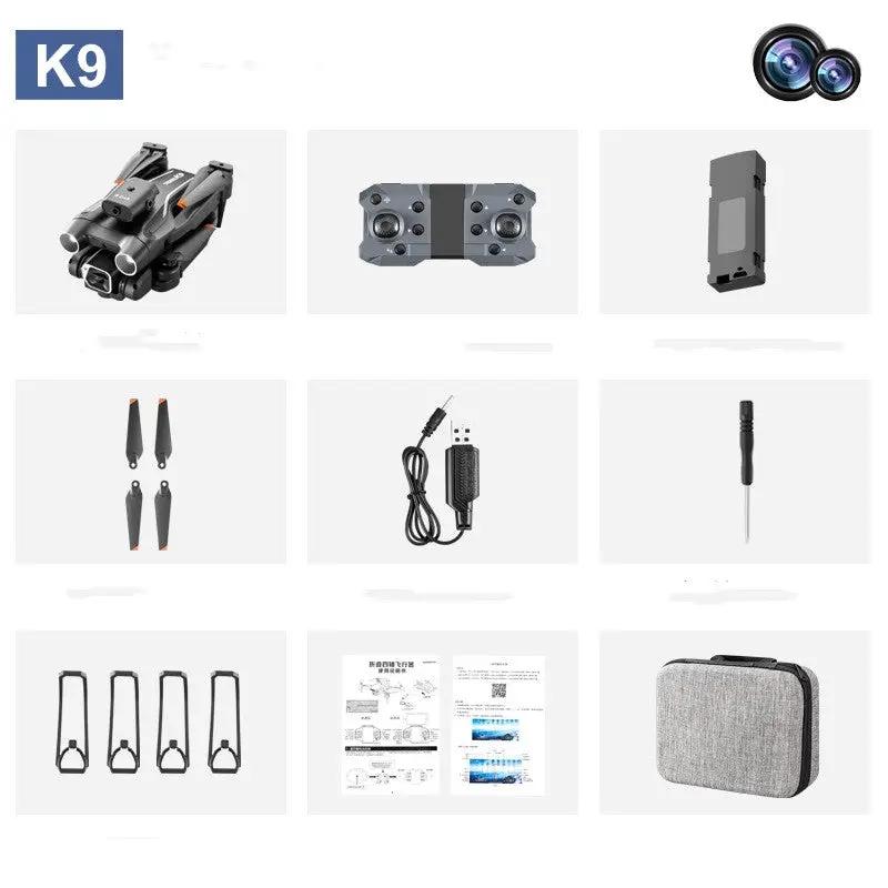 4K HD Aerial Photography Folding Aircraft Dual Camera Four-axis Remote Control by Dropshipman