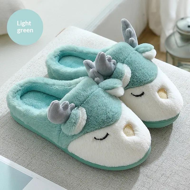 Women's Cotton Slippers For Winter, Home And Indoor Use, Non-slip by Dropshipman