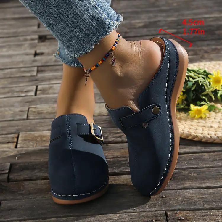 Lightweight Outdoor Casual Wedge Closed Toe Slippers For Women by Dropshipman